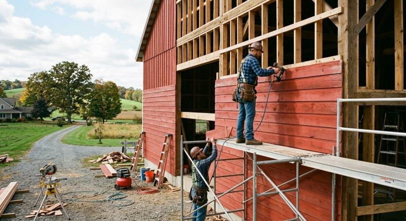 Barn Siding Replacement in Brookfield, CT
