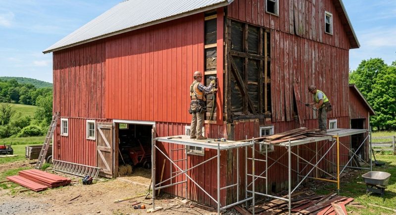 Barn Siding Replacement in Greenwich, CT