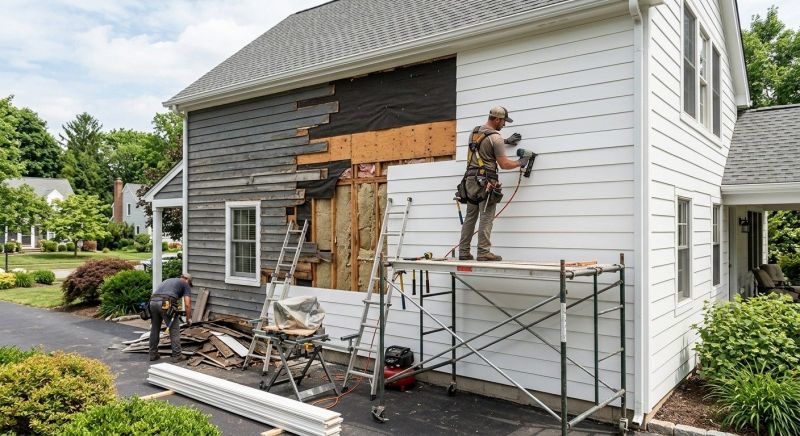Board Siding Replacement in New Canaan, CT