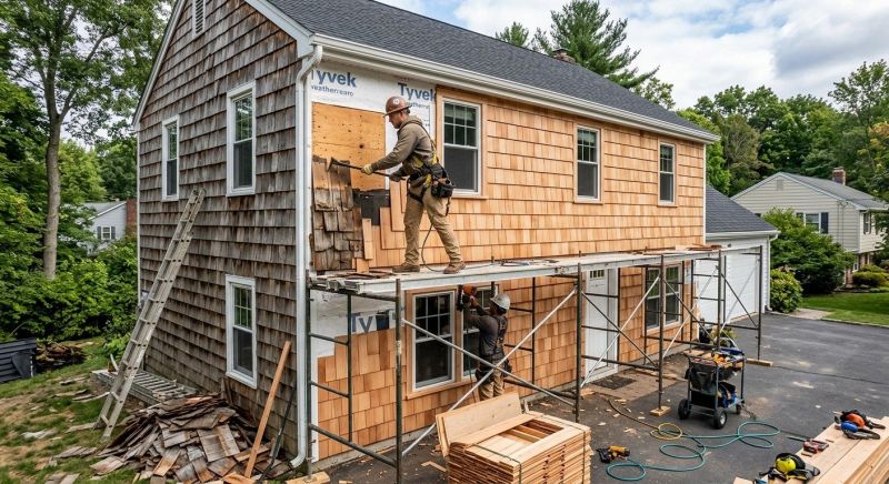 Cedar Shakes Replacement in Saint James, NY