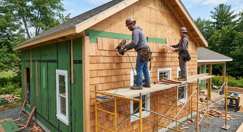 Cedar Siding Installation in Monroe, CT