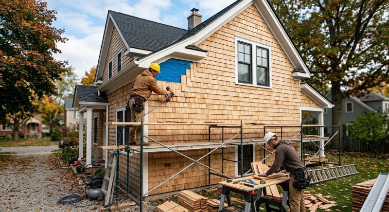 Cedar Siding Installation in Saint James, NY