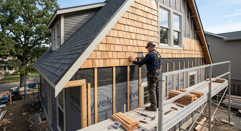 Cedar Siding Installation in Saint James, NY