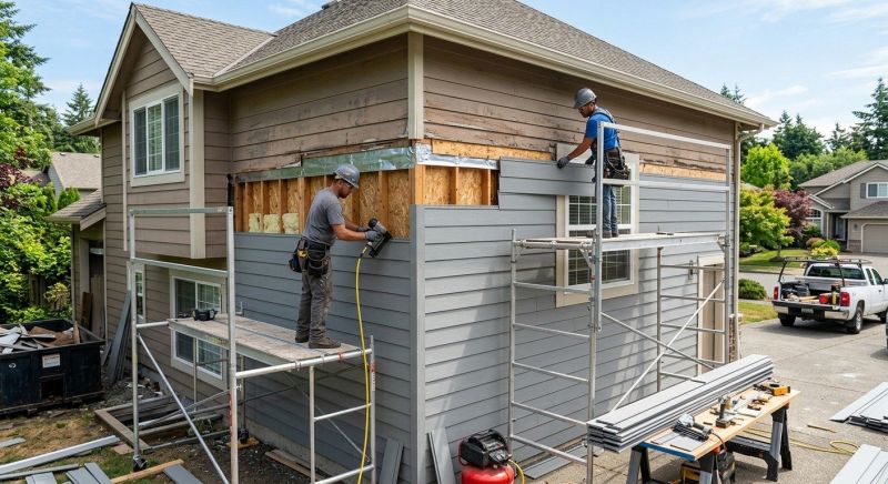 Cement Siding Replacement in Huntington, NY