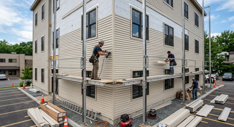 Commercial Siding Installation in New Canaan, CT