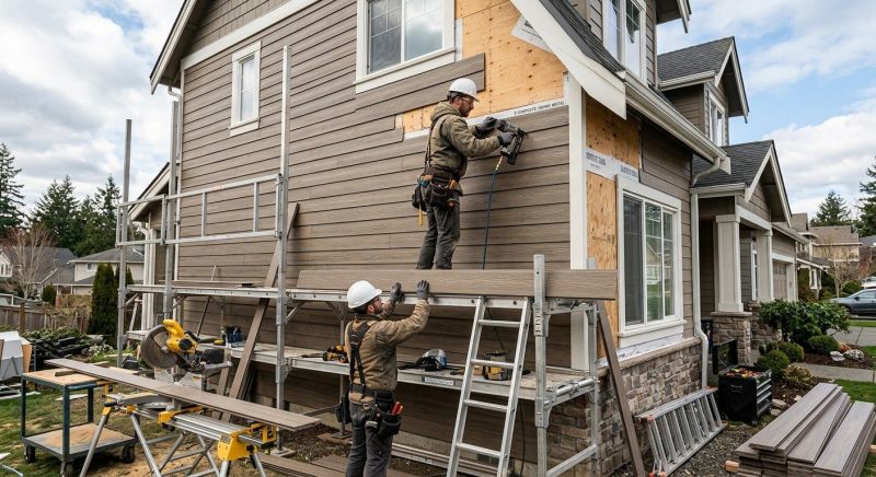 Composite Siding Installation in Saint James, NY
