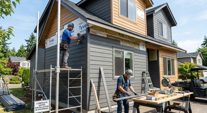 Composite Siding Installation in Wilton, CT