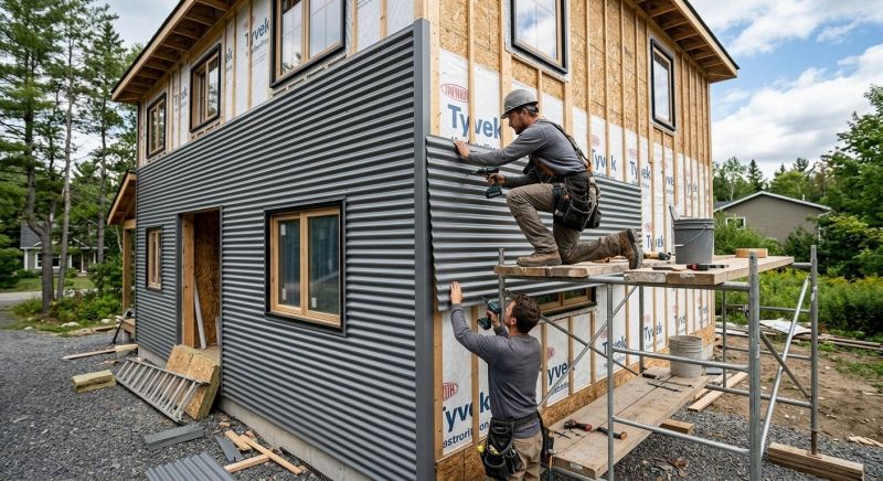 Corrugated Siding Installation in New Canaan, CT