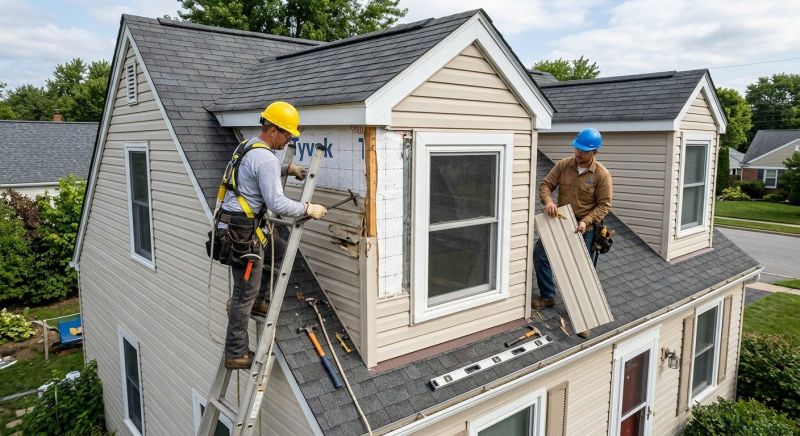 Dormer Siding Repair in New Canaan, CT
