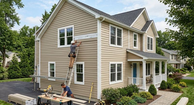 Dutch Lap Siding Installation in New Canaan, CT