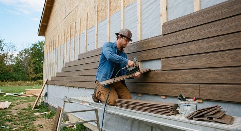 Faux Wood Siding Installation in Mamaroneck, NY