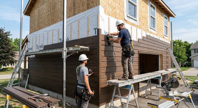 Faux Wood Siding Installation in Pound Ridge, NY