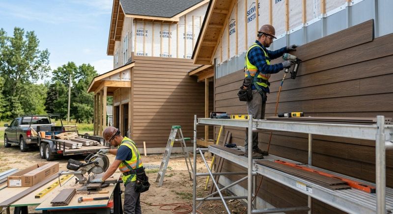 Faux Wood Siding Installation in Somers, NY