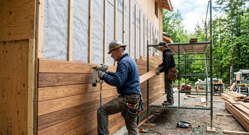 Hardwood Siding Installation in Nyack, NY