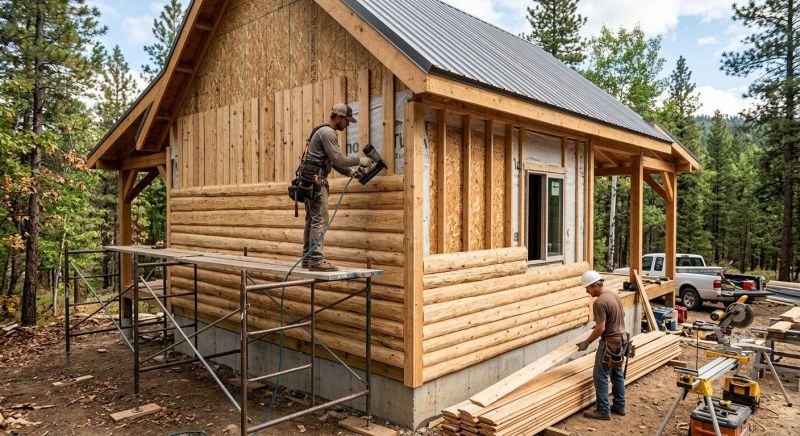 Log Siding Installation in Brookfield, CT