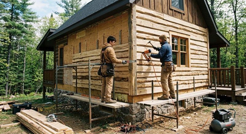Log Siding Installation in Northport, NY