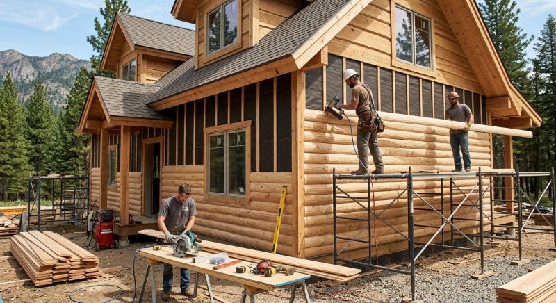 Log Siding Installation in Scarsdale, NY