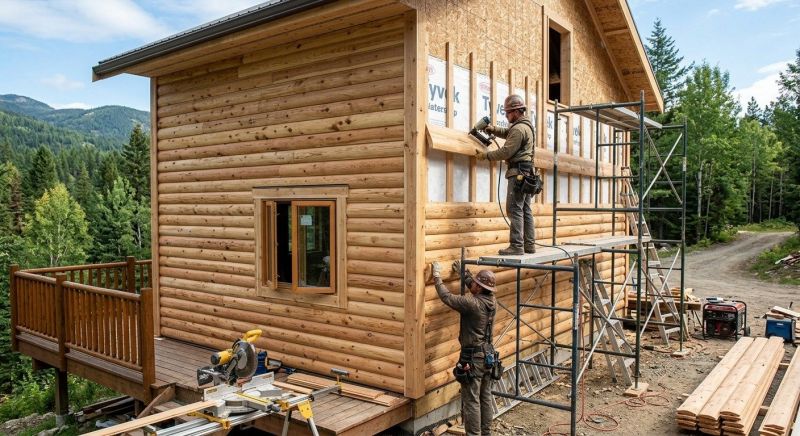 Log Siding Installation in Suffolk County, NY