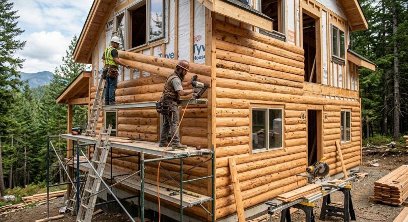 Log Siding Installation in Trumbull, CT