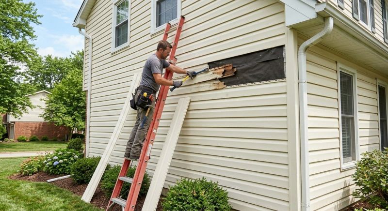 Loose Siding Repair in New Canaan, CT