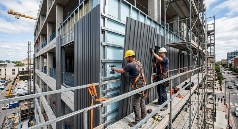 Metal Cladding Installation in New Canaan, CT