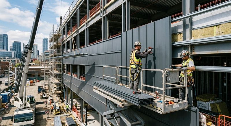 Metal Cladding Installation in New Canaan, CT