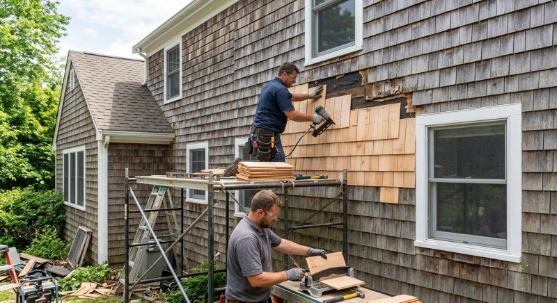 Shake Siding Repair in Darien, CT