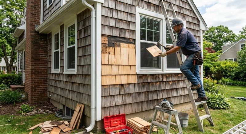 Shake Siding Repair in Fairfield County, CT