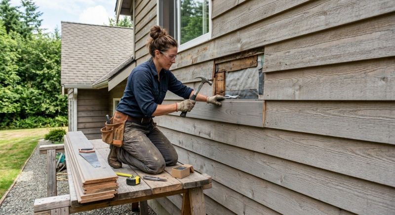 Shiplap Siding Repair in Bridgeport, CT