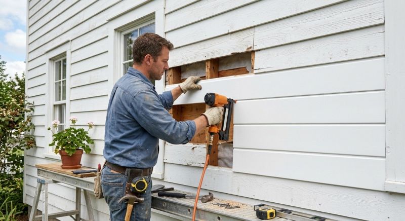 Shiplap Siding Repair in Peekskill, NY