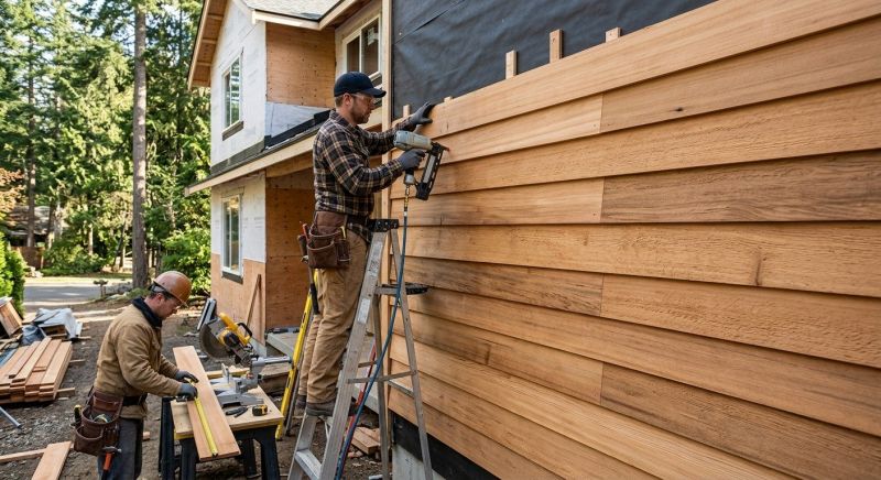 Wood Barn Siding Installation in New Canaan, CT