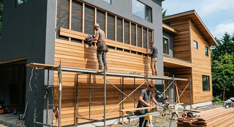 Wood Cladding Installation in Putnam Valley, NY