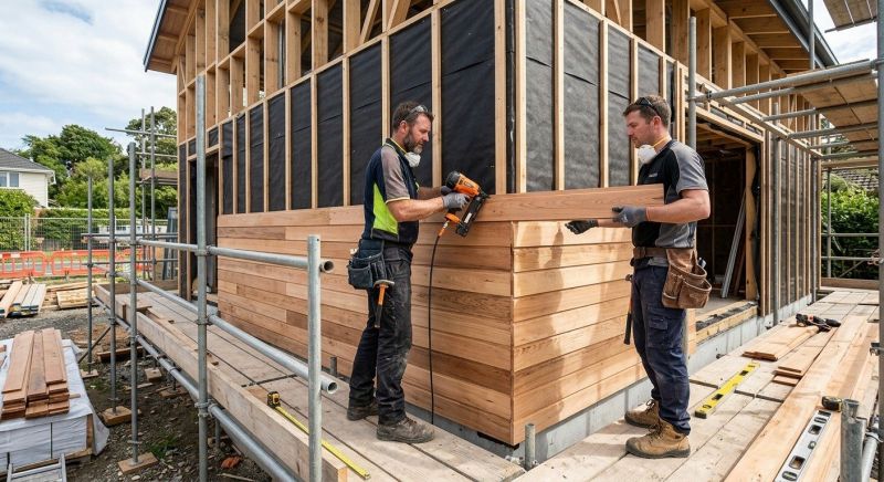 Wood Cladding Installation in Stamford, CT