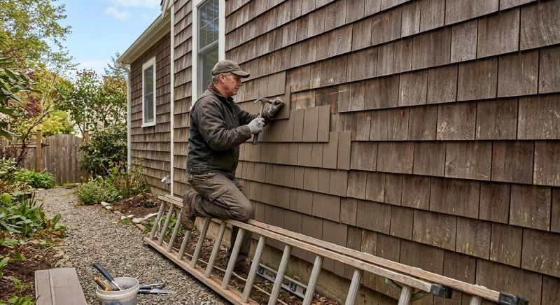 Wood Siding Repair in New Canaan, CT